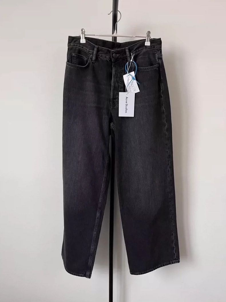 Acne Studios Acne Studios Washed, non-elastic, loose, low-waisted wide- Size US 30 / EU 46 - 1 Thumbnail