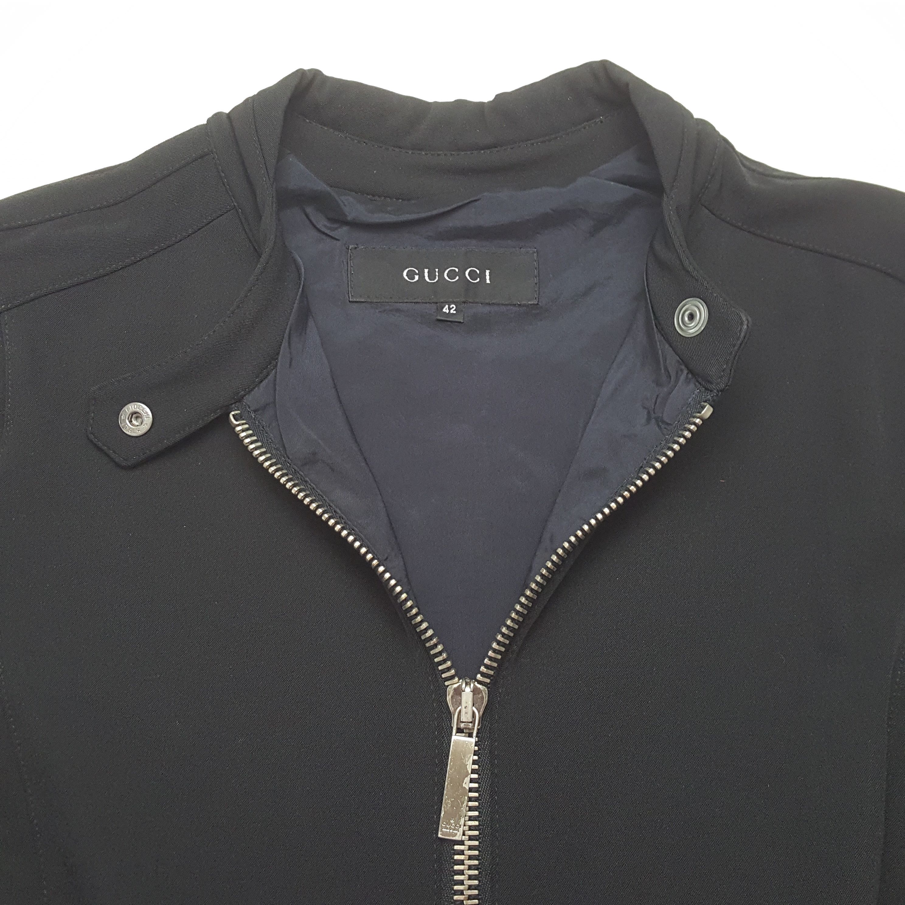 Gucci Vintage Gucci Luxury Fashion Brand Black Jacket C313N25 Size XS / US 0-2 / IT 36-38 - 4 Thumbnail