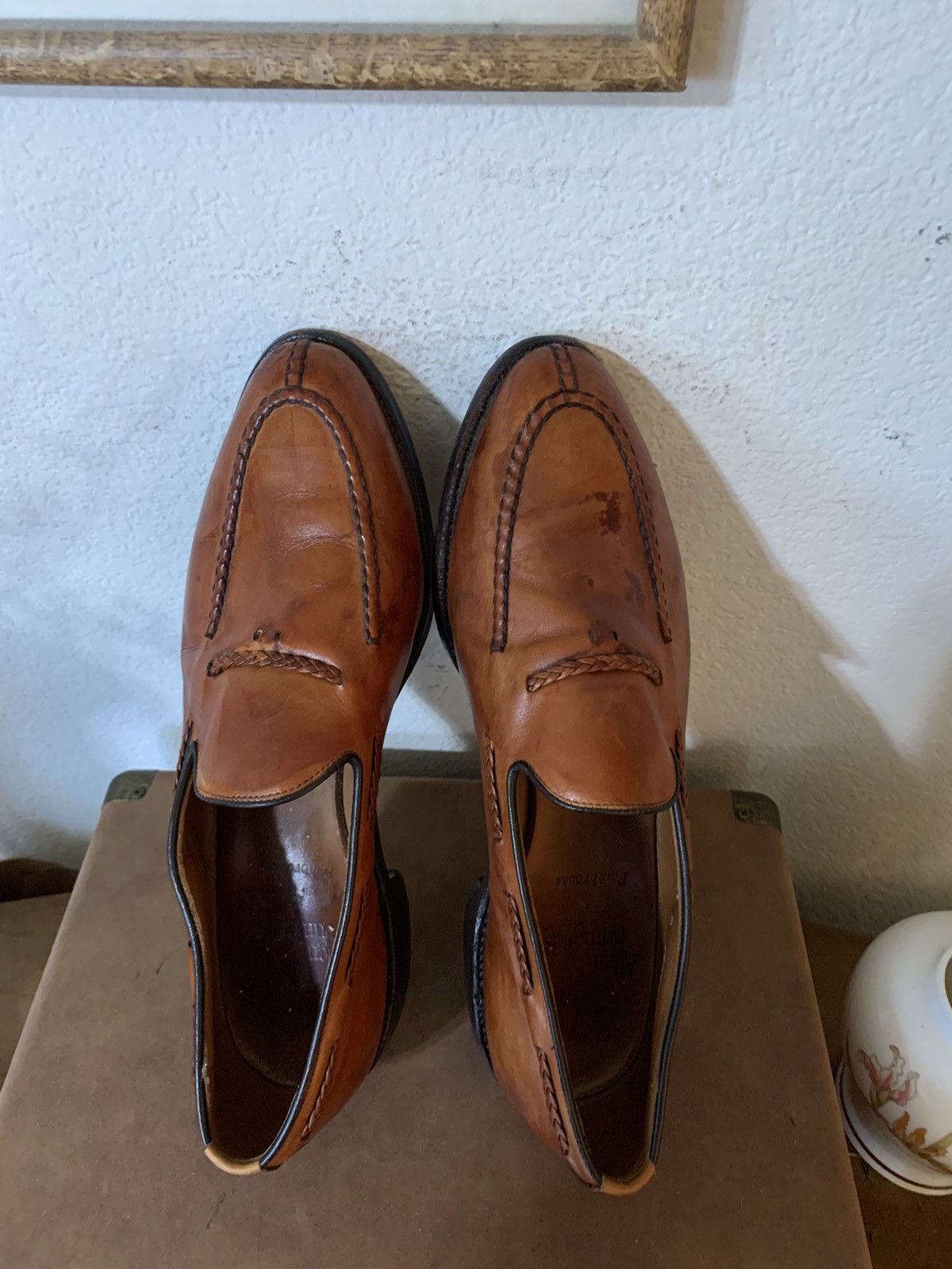 Allen Edmonds Pembroke dress slip ons Size US 9.5 / EU 42-43 - 7 Thumbnail