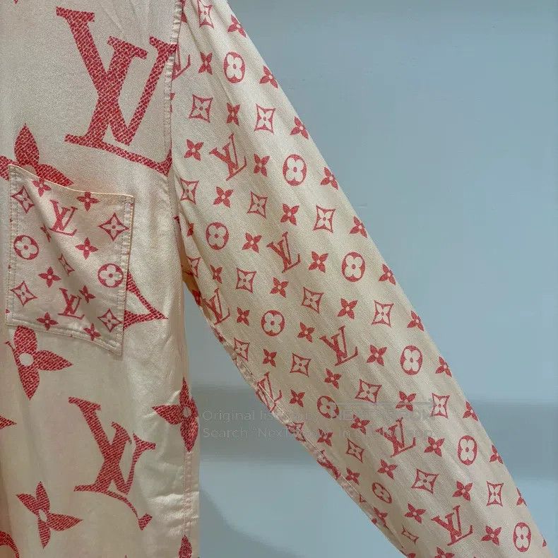 Louis Vuitton Louis Vuitton Mulberry Silk Full Print Shirt Size XXS / US 00 / IT 34 - 4 Thumbnail