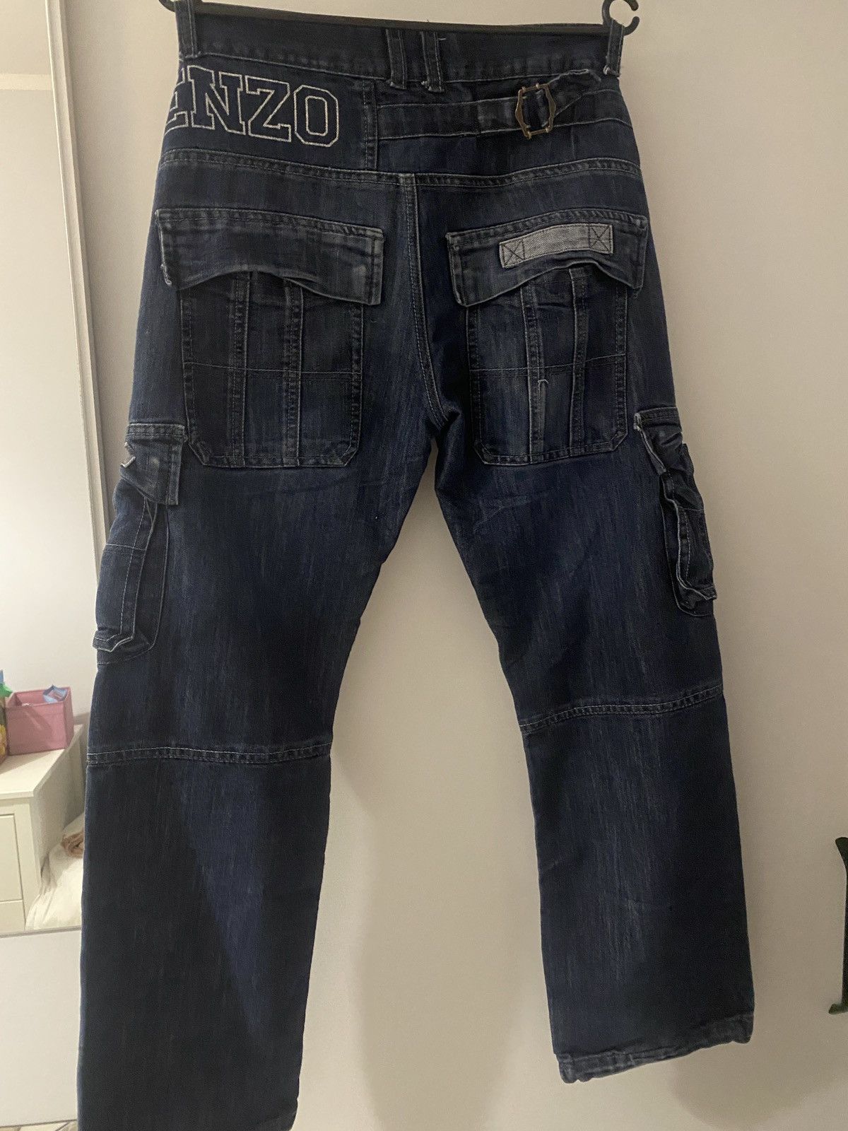 Vintage Ze enzo vintage drill y 2k big logo on ass trousers Size US 30 / EU 46 - 1 Thumbnail