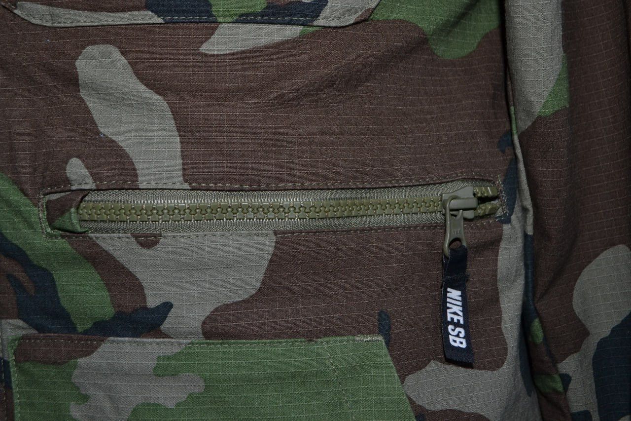 Nike Nike SB Camo Jacket Full Zip Buttons size S/M Size US S / EU 44-46 / 1 - 6 Thumbnail