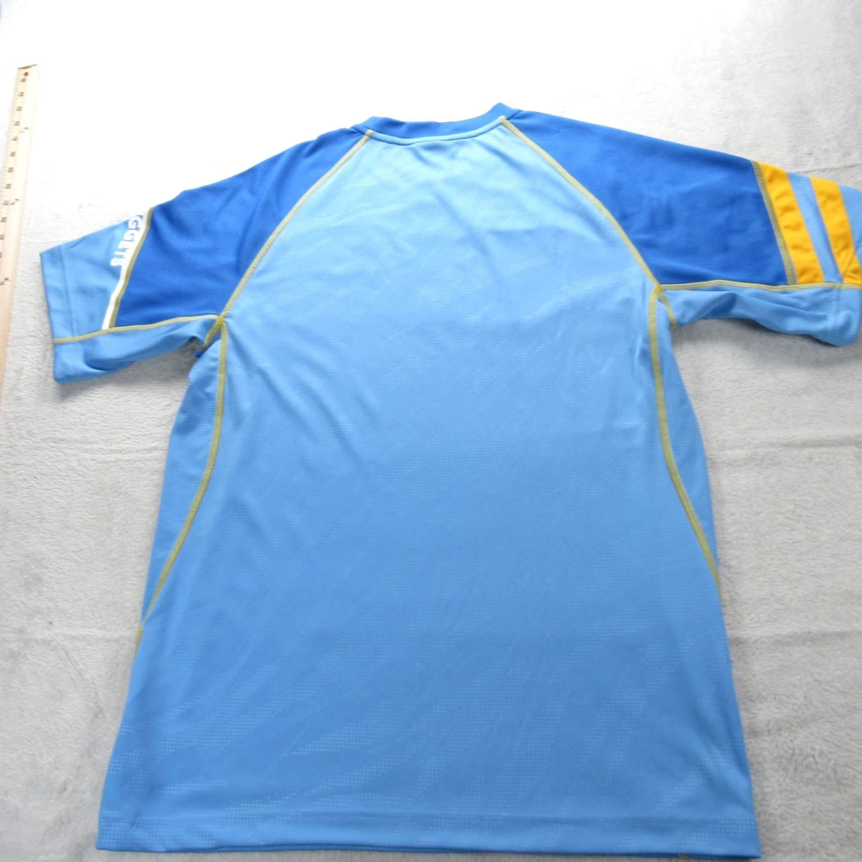 Adidas Mens Denver Nuggets Adidas Blue Shirt Small Crew Neck Short Sleeve Pullover NBA Jersey Size US S / EU 44-46 / 1 - 2 Thumbnail