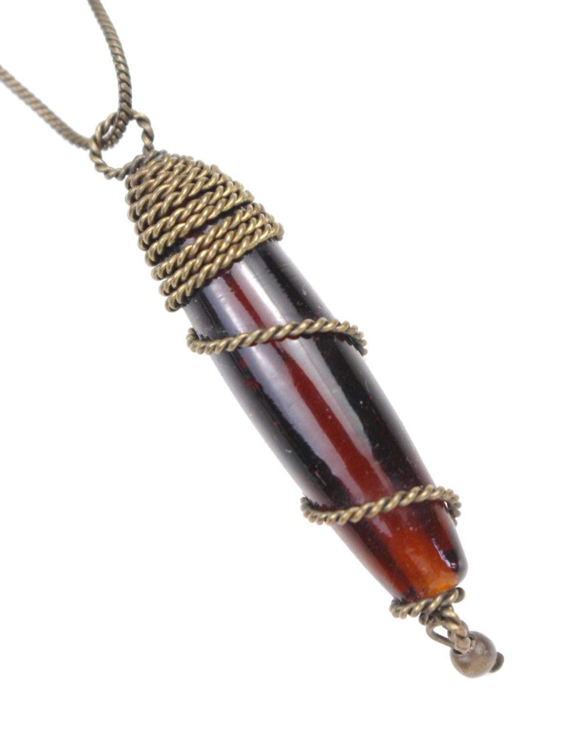 If Six Was Nine 1990S JAPANESE MADE NECKLACE – BRAIDED AMBER-TONE SEED BEAD Size ONE SIZE - 2 Thumbnail