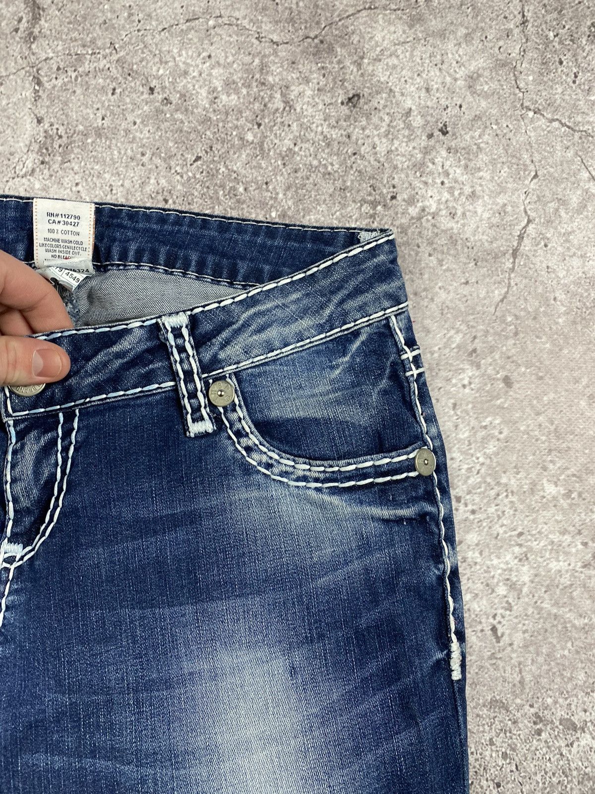 True Religion Rare Vintage True Religion Billy T Jeans Size 31 Y2K Drip Size 31" - 9 Thumbnail