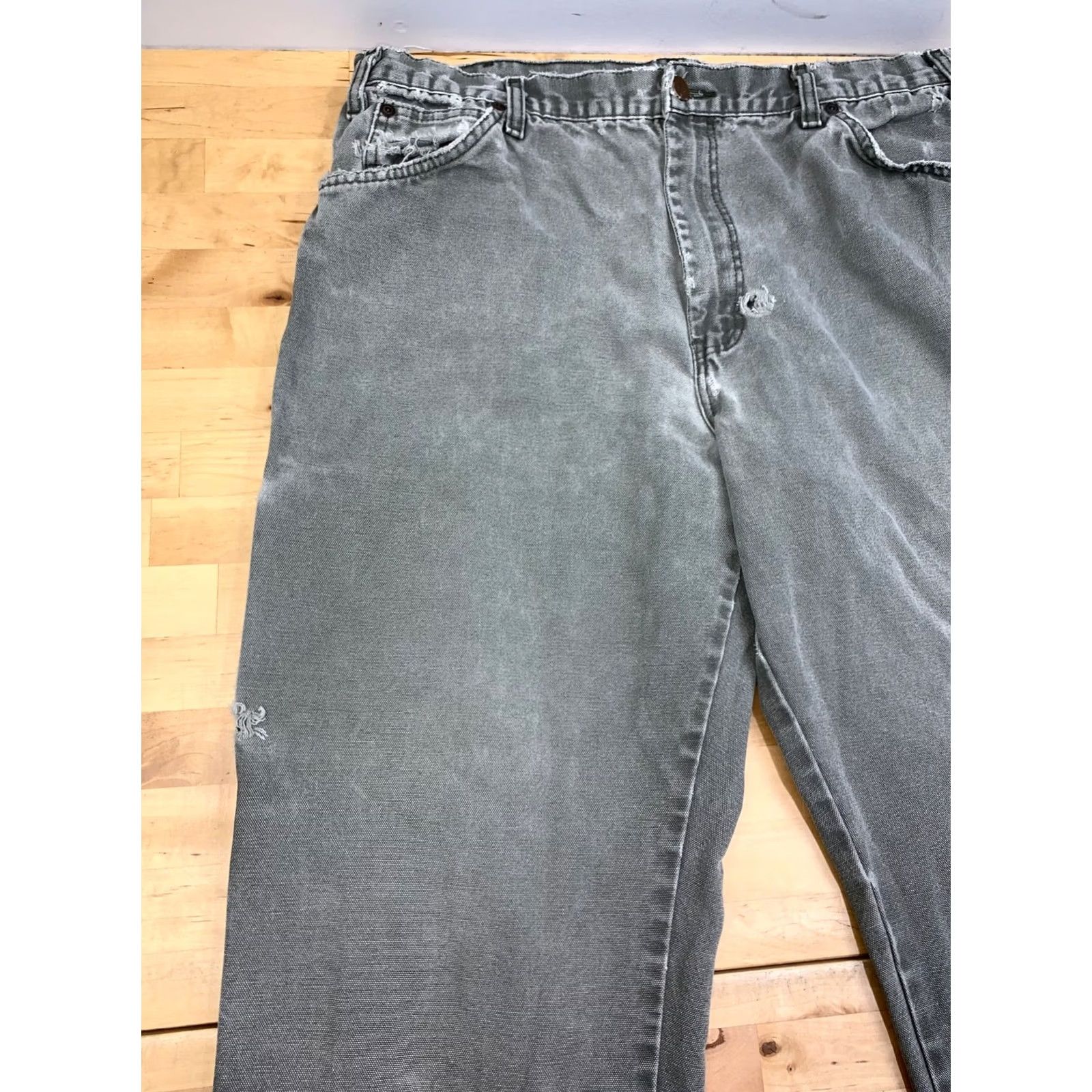 Dickies VINTAGE Dickies Carpenter Pants Men 36x30 Green Distress Workwear 13200 Size US 36 / EU 52 - 2 Thumbnail