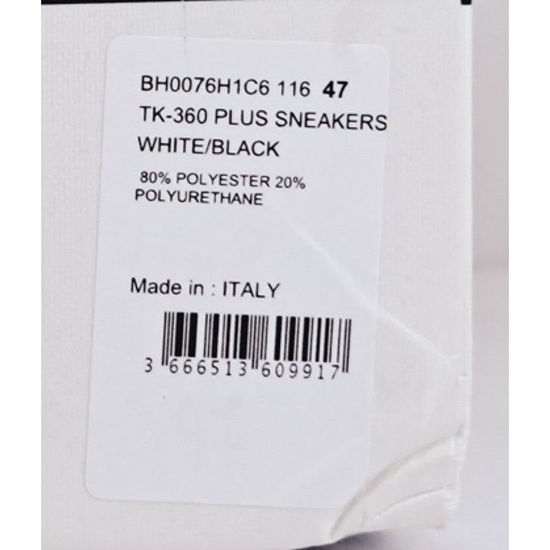 Givenchy o1rshd1 TK-360 Plus Sneakers in Black/White Size US 14 / EU 47 - 10 Thumbnail