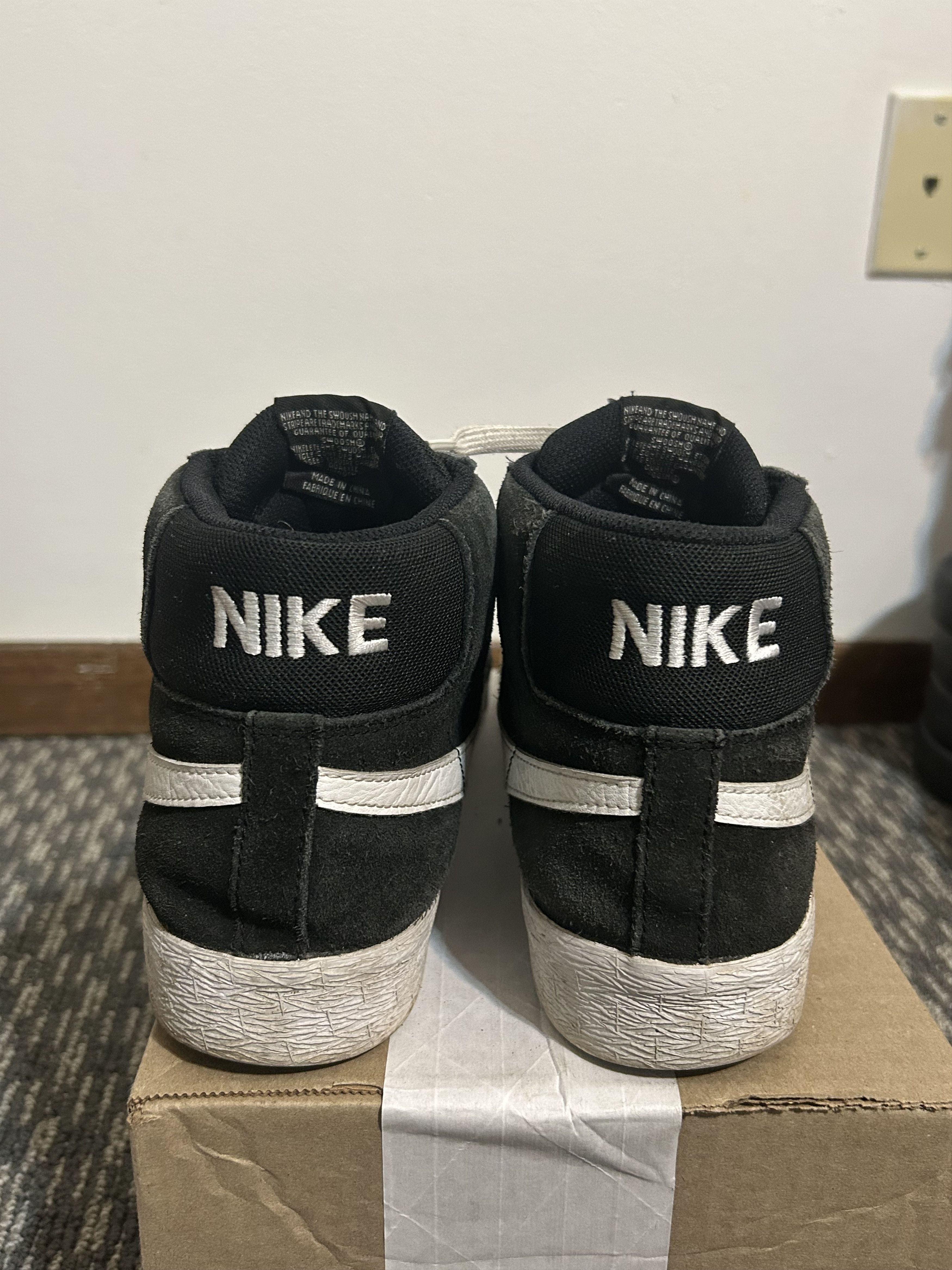 Nike Nike SB Zoom Blazer Mid Black Size US 10.5 / EU 43-44 - 4 Thumbnail