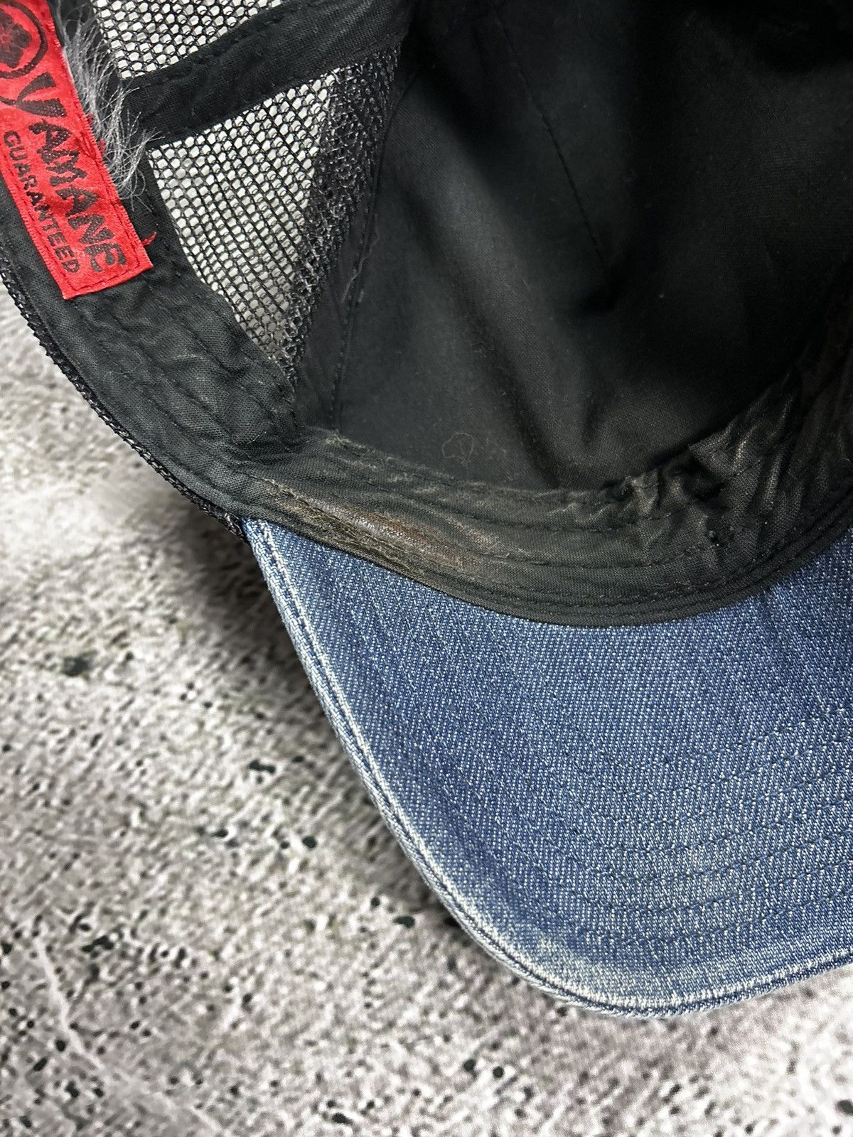 Evisu Evisu cap vintage Yamane denim big logo baby blue Size ONE SIZE - 5 Thumbnail