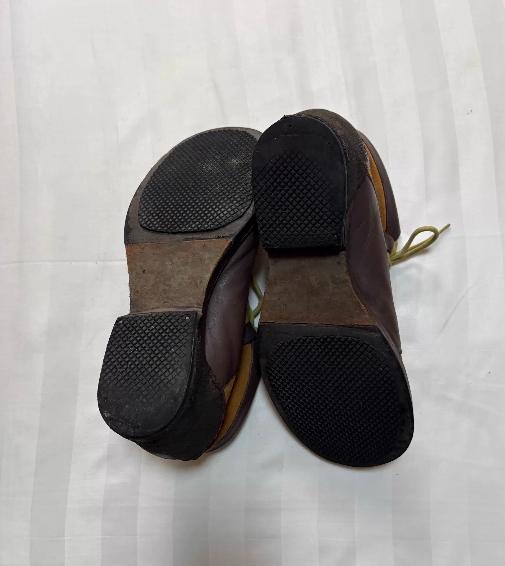 Other Vintage Jpn whoop'EE paneled suede engineer boots 24.5 worn Size US 6.5 / EU 39-40 - 4 Thumbnail