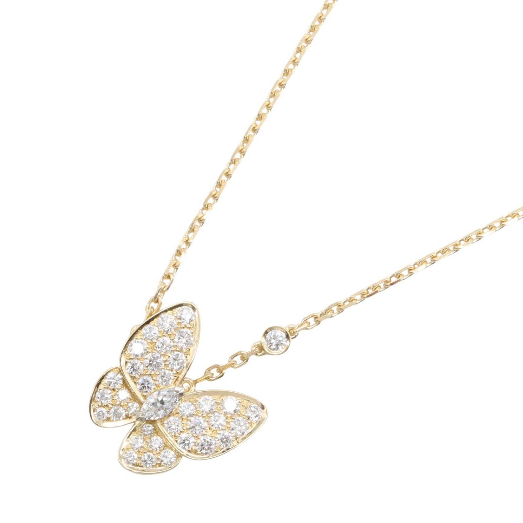 Van Cleef & Arpels Van Cleef & Arpels Van Cleef & Arpels Deux Papillons Au750 Diamond Necklace Precious Metal Necklace VCARP3DP00 DUTY FREE for USA Size ONE SIZE - 1 Thumbnail