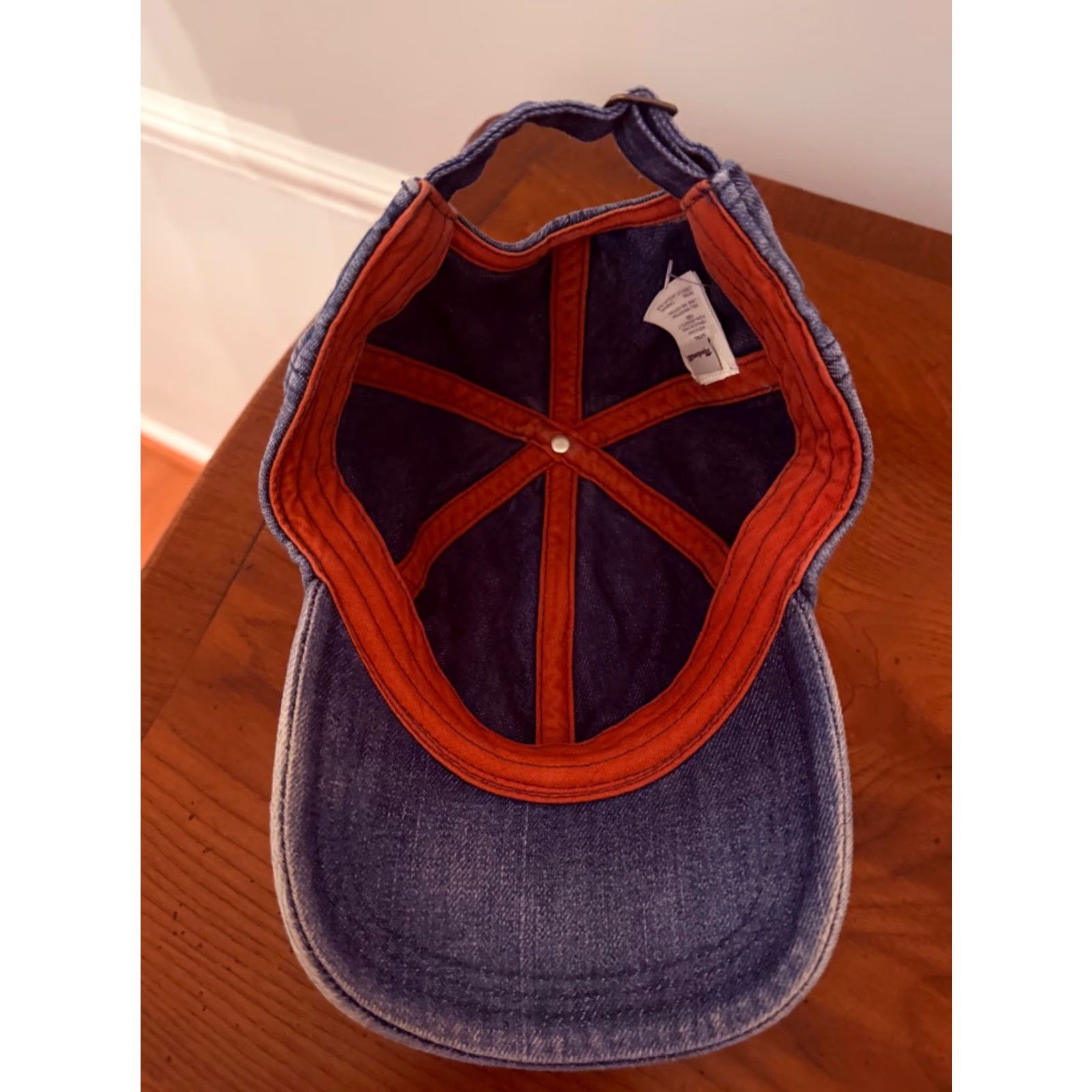 Madewell Madewell Hat Cap Strapback Womens One Size Blue Denim Baseball Dad Hat Casual Size ONE SIZE - 4 Thumbnail