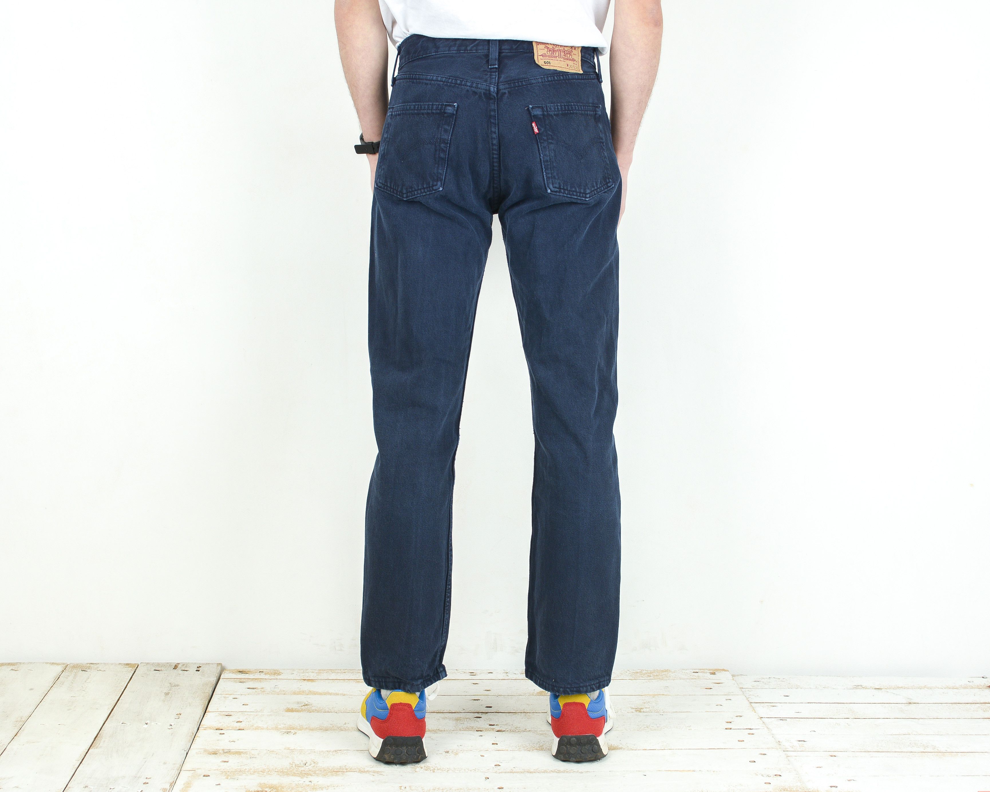 Levi's 501 W30 L30 Regular Straight Jeans Denim Pants Streetwear Size US 30 / EU 46 - 5 Thumbnail