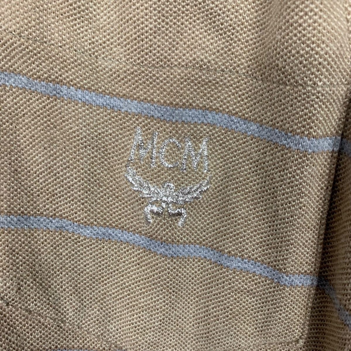 MCM Vintage 90’s MCM LEGERE Striped Long Sleeve Polos #2605-C117 Size US L / EU 52-54 / 3 - 11 Thumbnail
