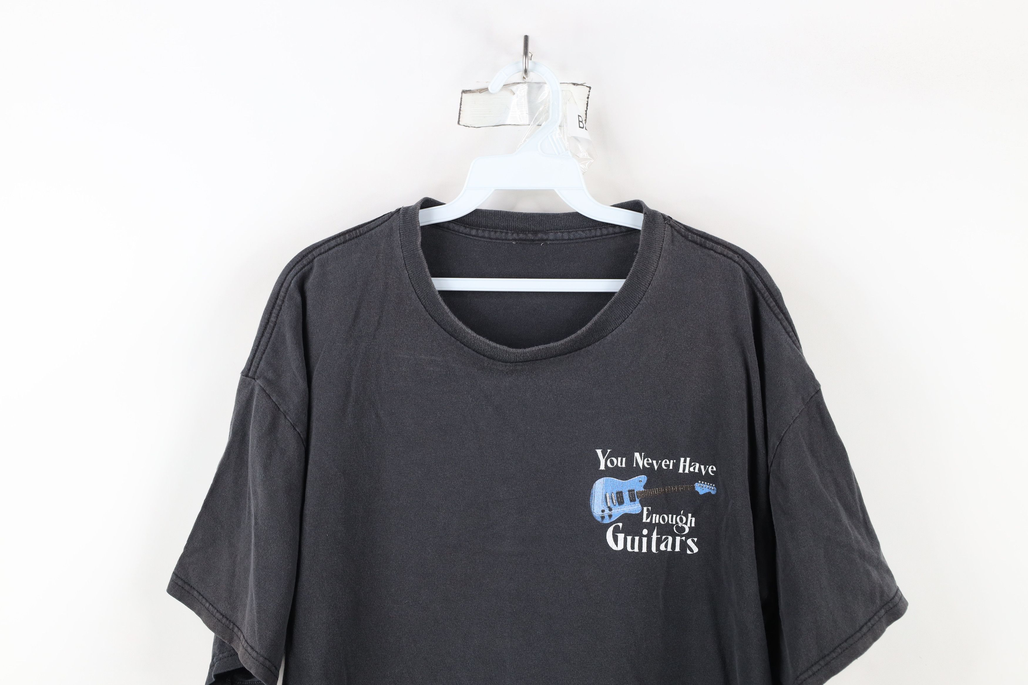 Vintage Vintage 90s Y2K Streetwear Never Have Enough Guitars T-Shirt Size US XL / EU 56 / 4 - 2 Thumbnail