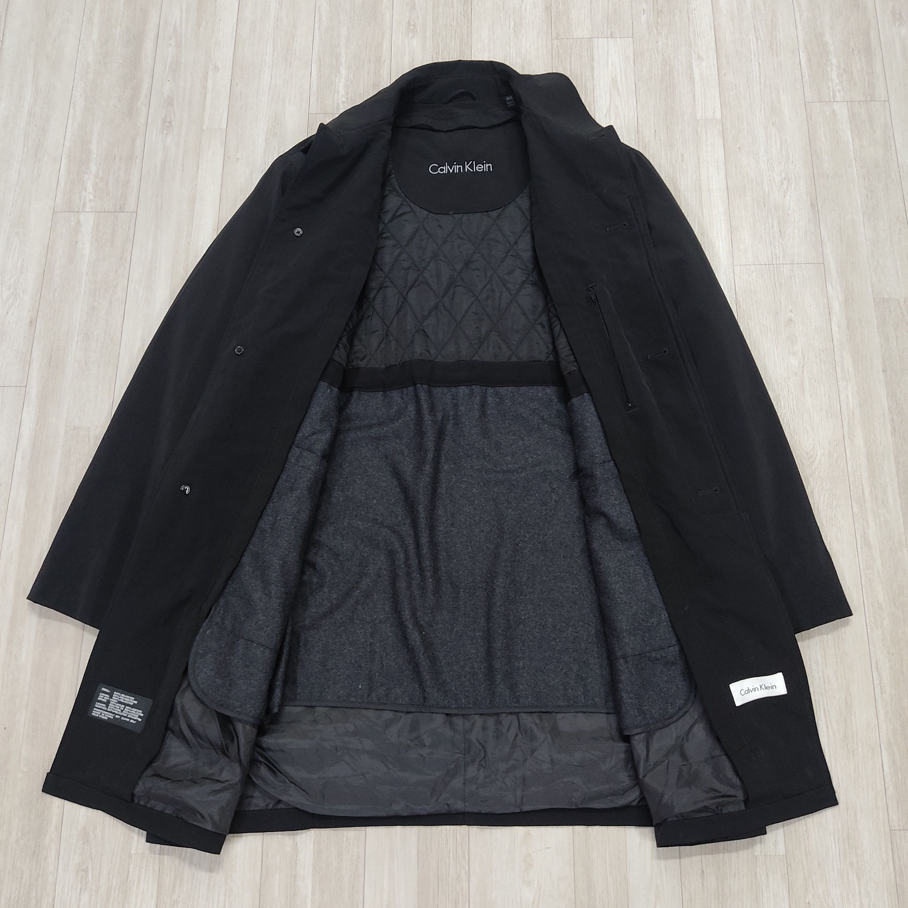 Calvin Klein CALVIN KLIEN Single Breasted Classic Trench Coat Jacket Size US L / EU 52-54 / 3 - 9 Thumbnail
