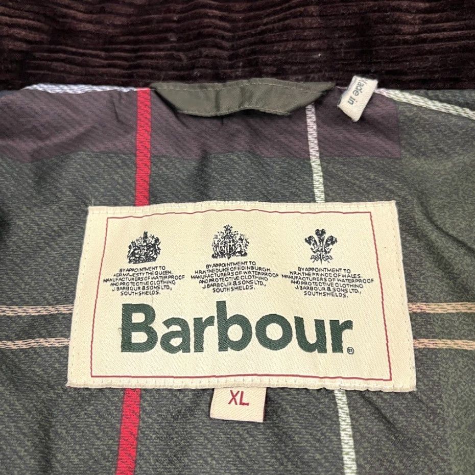 Barbour Barbour Finn Gilet Vest Mens XL Olive Green Quilted Corduroy Collar Full Zip VINTAGE? No Size US XL / EU 56 / 4 - 2 Thumbnail