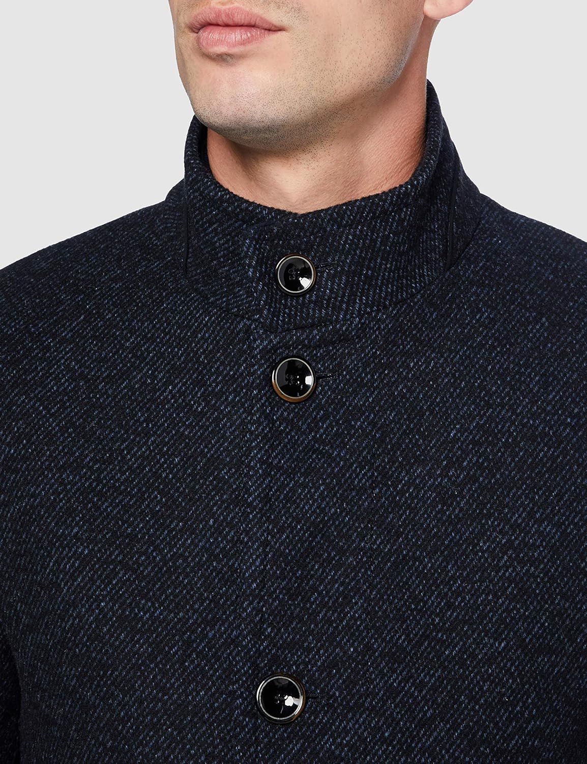 Bugatti Bugatti Men’s Wool Blend Overcoat - Bellandi Ecowool Size M Size US M / EU 48-50 / 2 - 20 Thumbnail