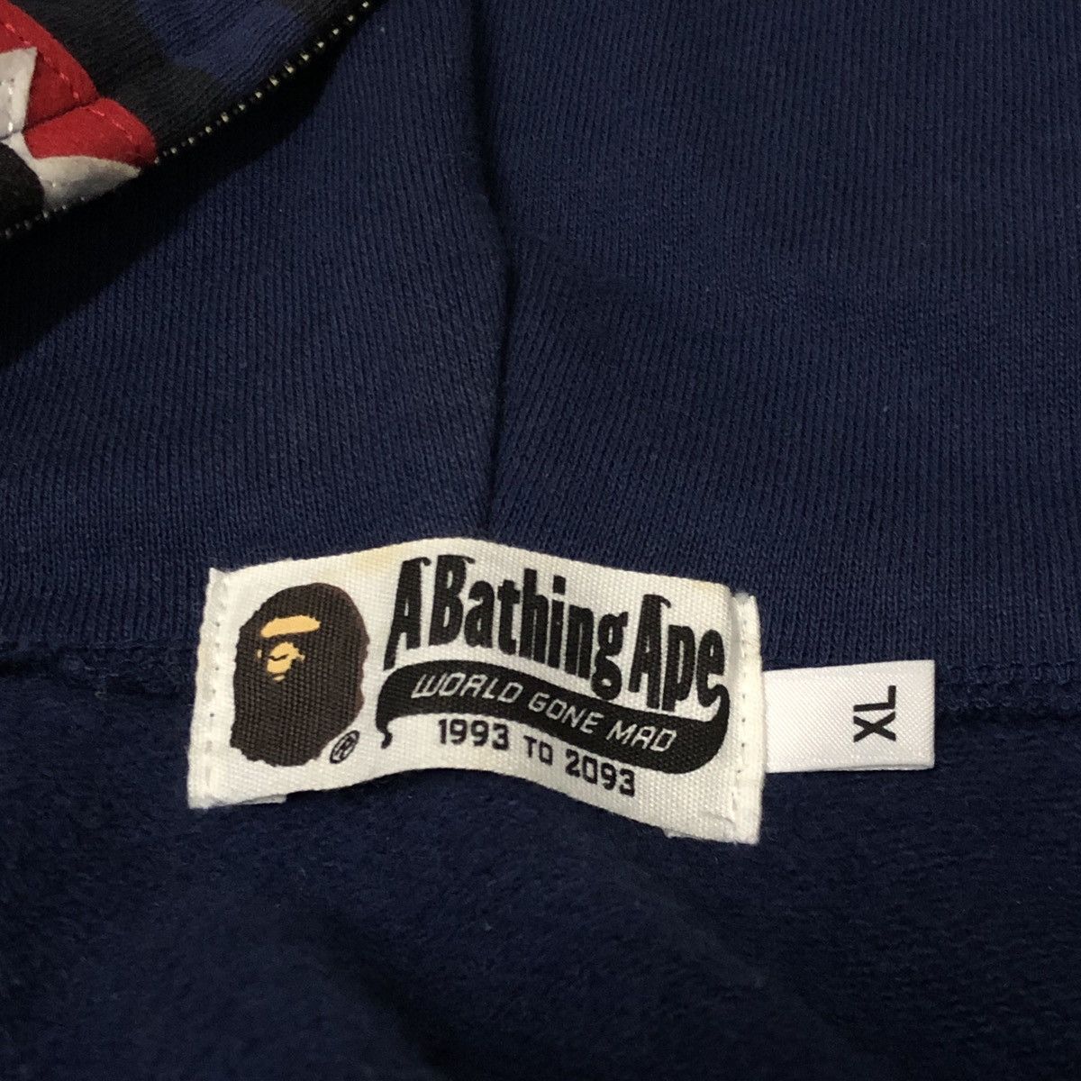 Bape OG Bape Blue Camo Full Zip Shark Hoodie Size US XL / EU 56 / 4 - 7 Thumbnail