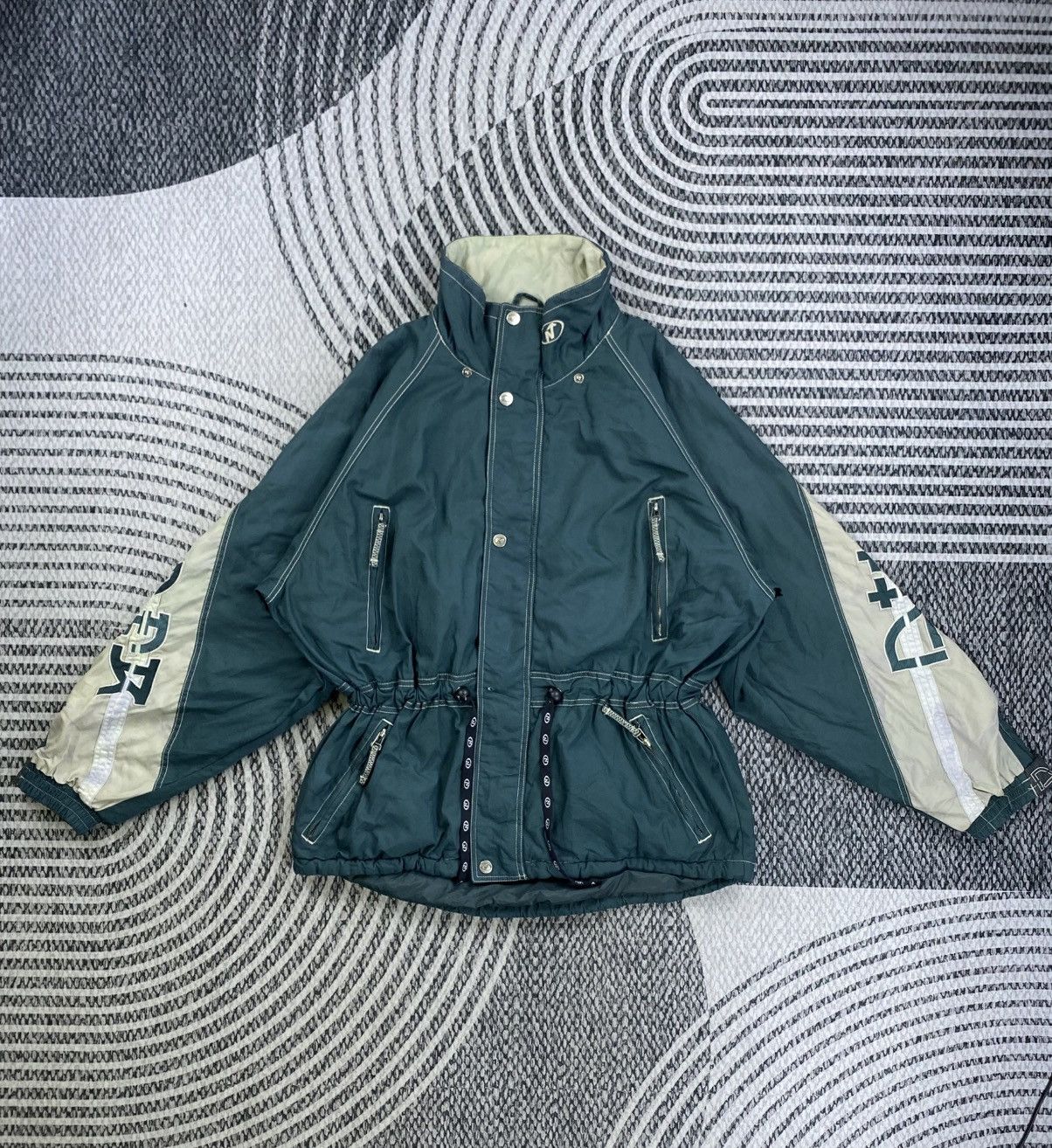 Japanese Brand Vintage Nordica Dark Green Skiwear Jacket Size US XL / EU 56 / 4 - 1 Thumbnail