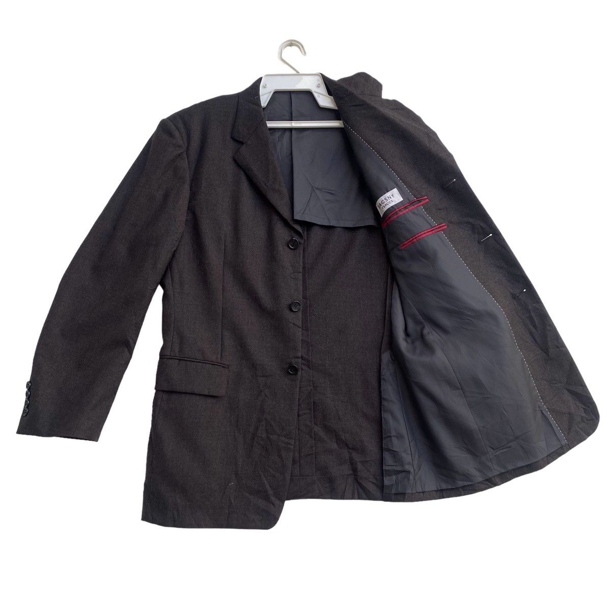 Yohji Yamamoto Vtg 90s Sacsny Ysaccs by Yohji Yamamoto blazer jacket Size 38R - 2 Thumbnail