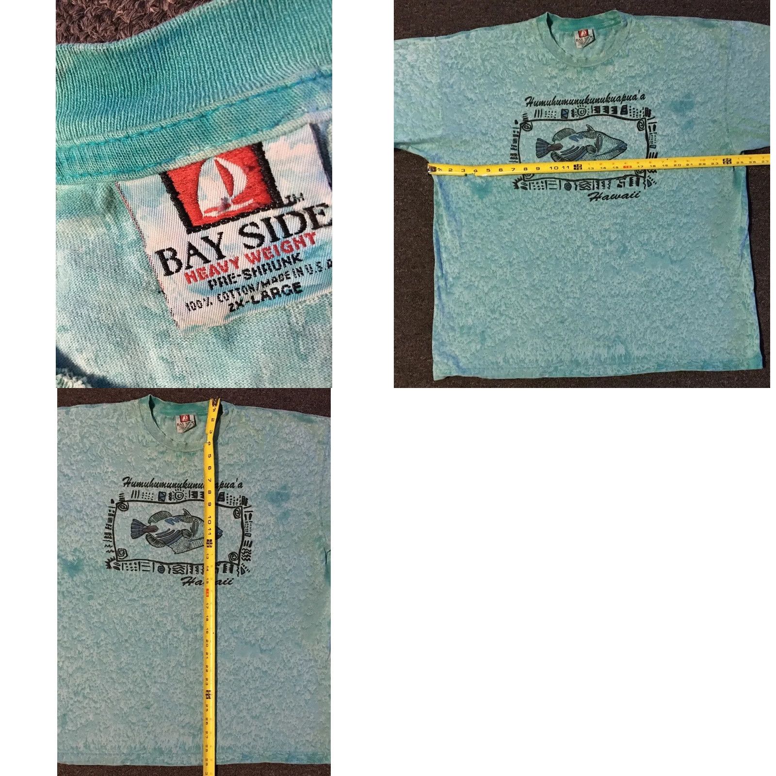 Vintage VINTAGE 90s Hawaii Fish Faded AOP Shirt XXL Beach Surf Skate Grunge Vaporwave OP 80s Men Size US XXL / EU 58 / 5 - 9 Thumbnail