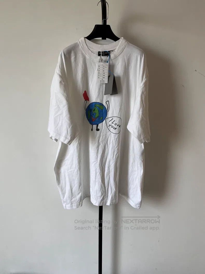 Balenciaga Balenciaga Letter Pattern Printed Short Sleeve T-Shirt Size US XXS / EU 40 - 1 Thumbnail