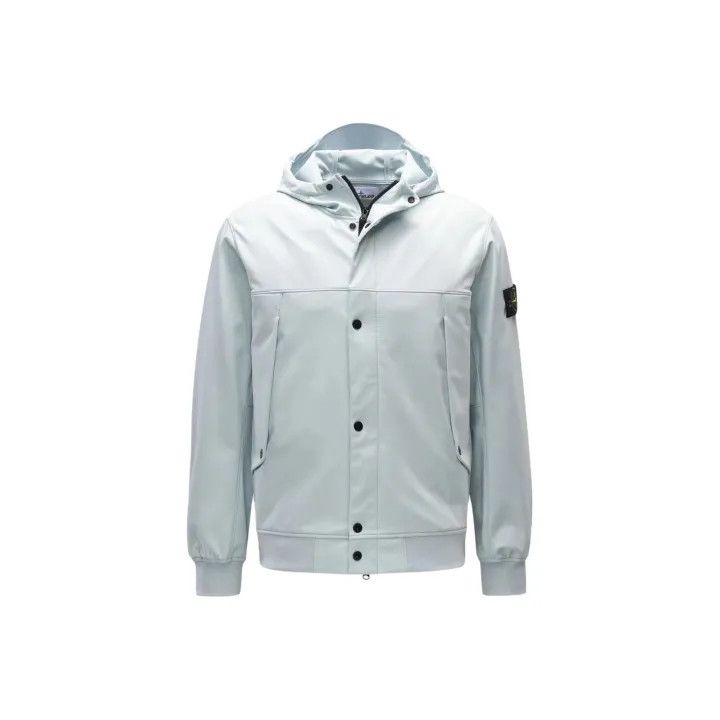 Stone Island Stone Island Soft Shell Hooded Jacket Size US XL / EU 56 / 4 - 1 Thumbnail