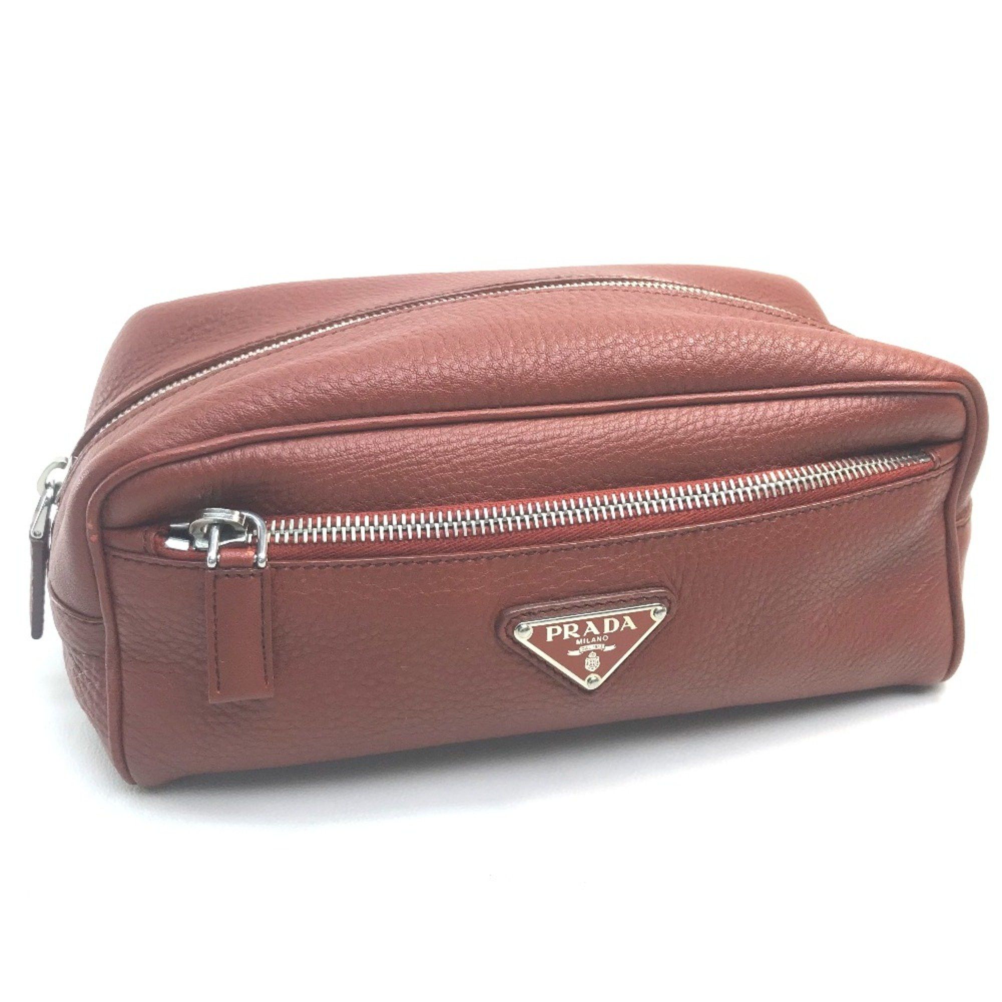 Prada PRADA accessory case Pouch Red Size ONE SIZE - 1 Thumbnail