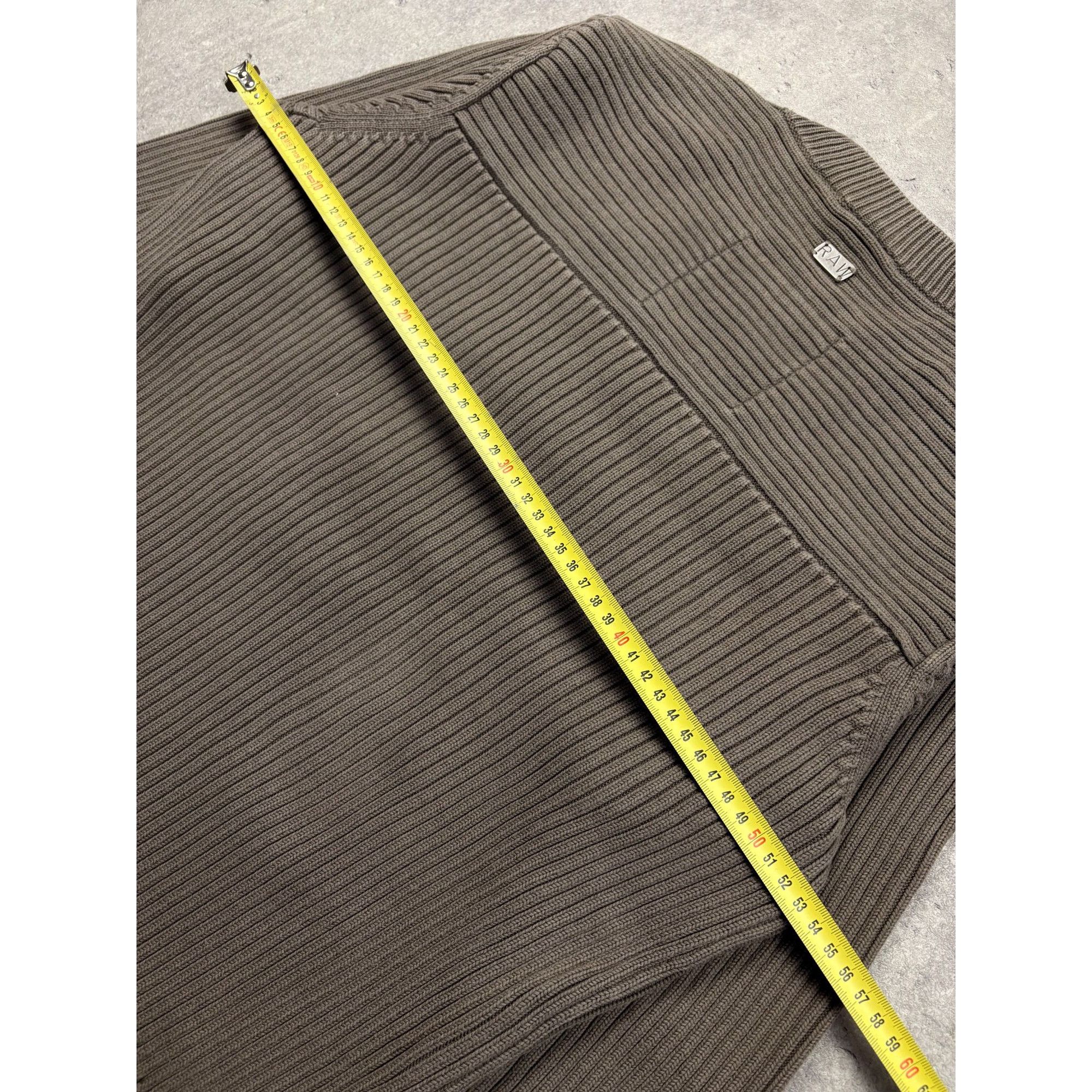 G-Star ARCHIVAL G-STAR RAW "3301" Industrial Knit – Tactical Earth Size US M / EU 48-50 / 2 - 11 Thumbnail