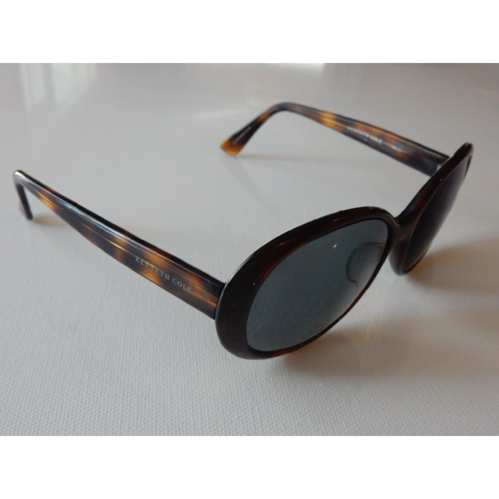 Kenneth Cole Kenneth Cole Sunglasses FRAMES ONLY Tortoise Womens Frames Only 040 140 Summer Eyetem Magnified Prescription Size ONE SIZE - 2 Thumbnail