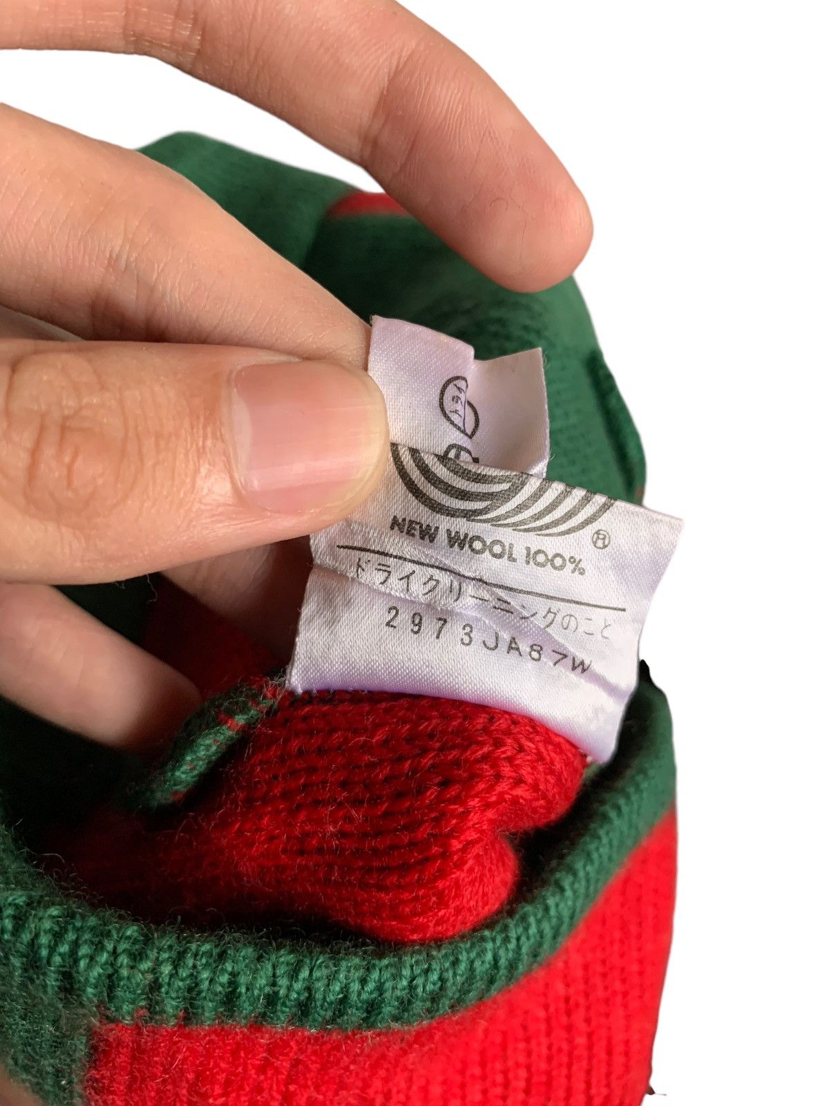 Japanese Brand × Kapital × Vintage F.C.O Red And Green Colour Winter Sessions Beanie Hats Size ONE SIZE - 8 Thumbnail