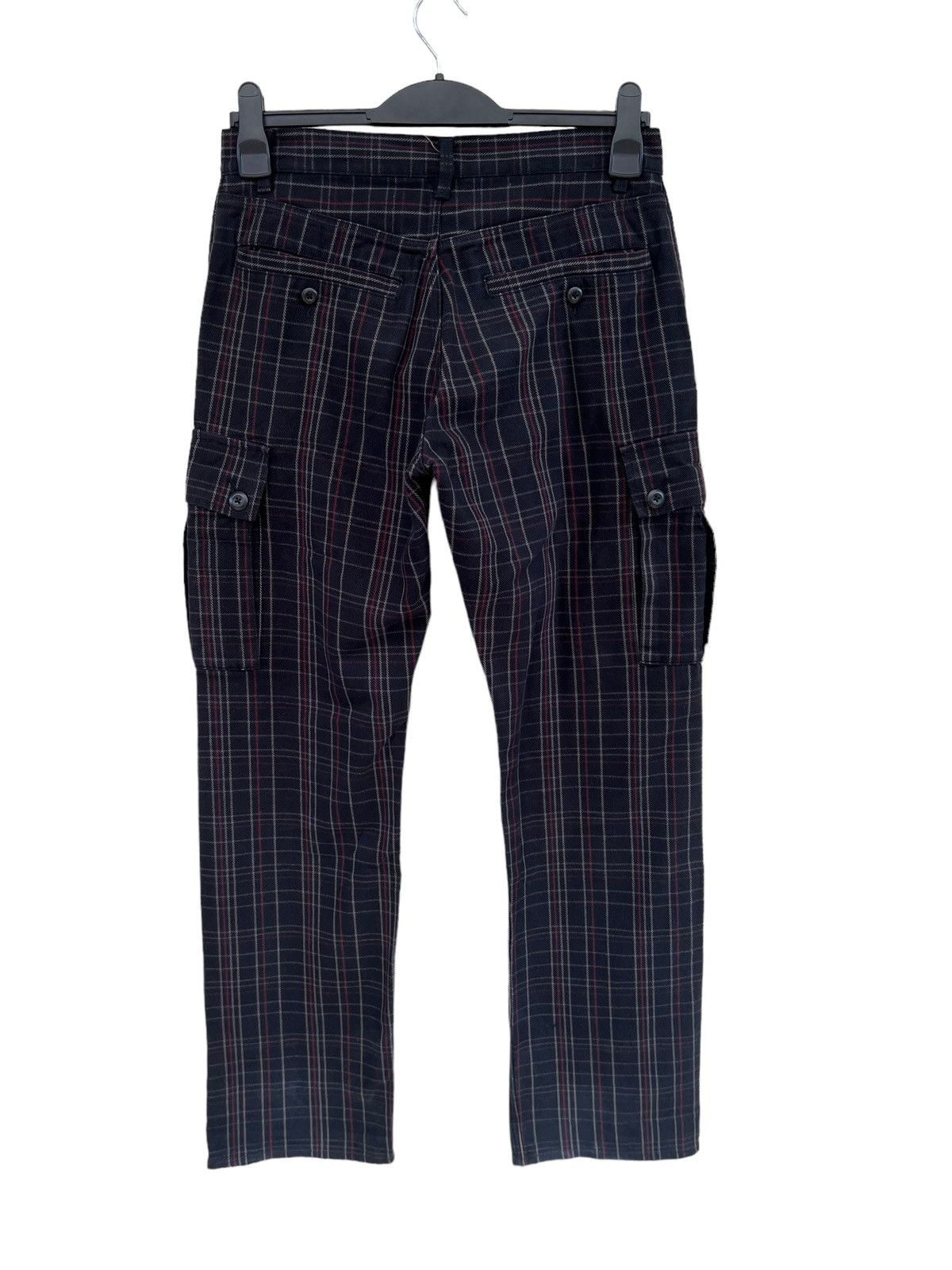 PPFM Vintage PPFM Checks Adjustable Hem Cargo Trouser Pant Size US 30 / EU 46 - 14 Thumbnail