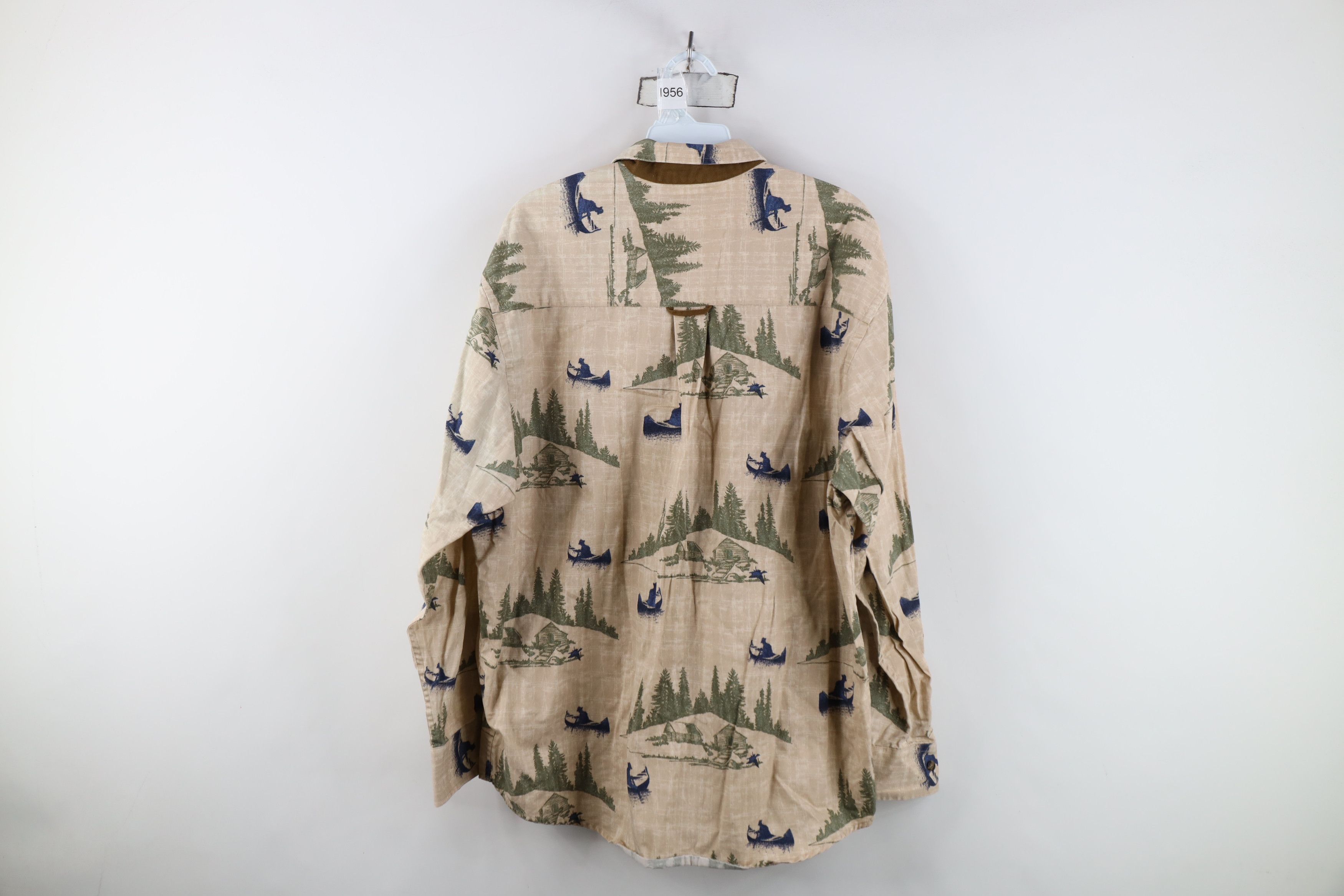 Vintage Vintage Streetwear Nature All Over Print Button Down Shirt Size US L / EU 52-54 / 3 - 12 Thumbnail