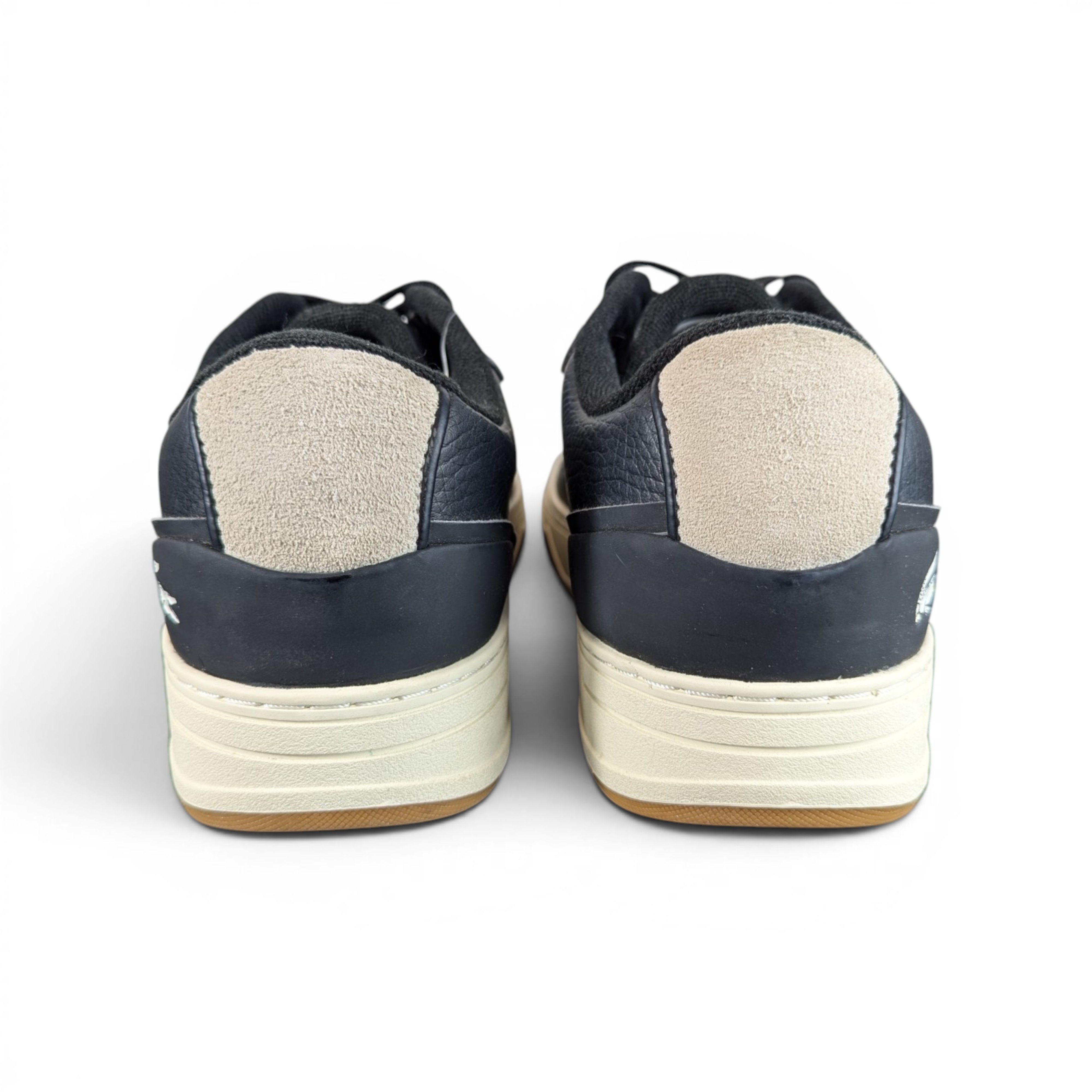 Lacoste LACOSTE BLACK LEATHER SNEAKERS Size US 10.5 / EU 43-44 - 6 Thumbnail