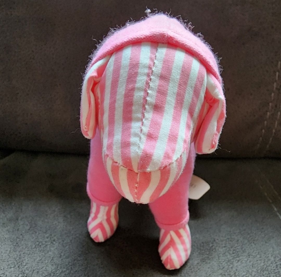 Victoria's Secret NWT Victorias Secret PINK Dog Hoodie RARE Pinstripe 2006 6.5 Size ONE SIZE - 3 Thumbnail
