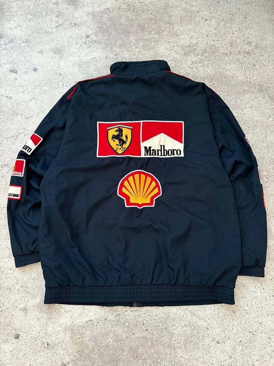 Ferrari × Marlboro × Vintage Vintage Marlboro Ferrari Racing Jacket Size US XXL / EU 58 / 5 - 4 Thumbnail