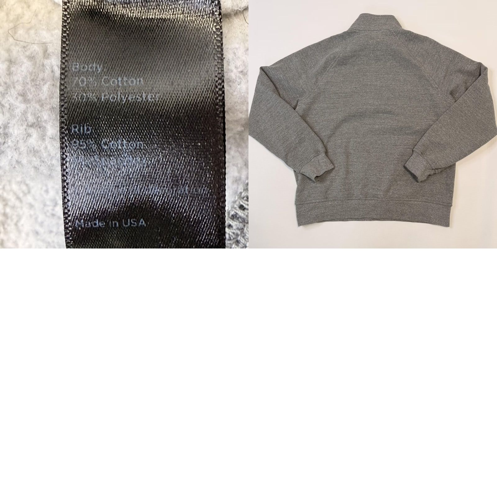 Flint And Tinder Flint and Tinder Sweatshirt Mens Large Gray 1/4 Zip Kangaroo Pocket USA Size US L / EU 52-54 / 3 - 8 Thumbnail