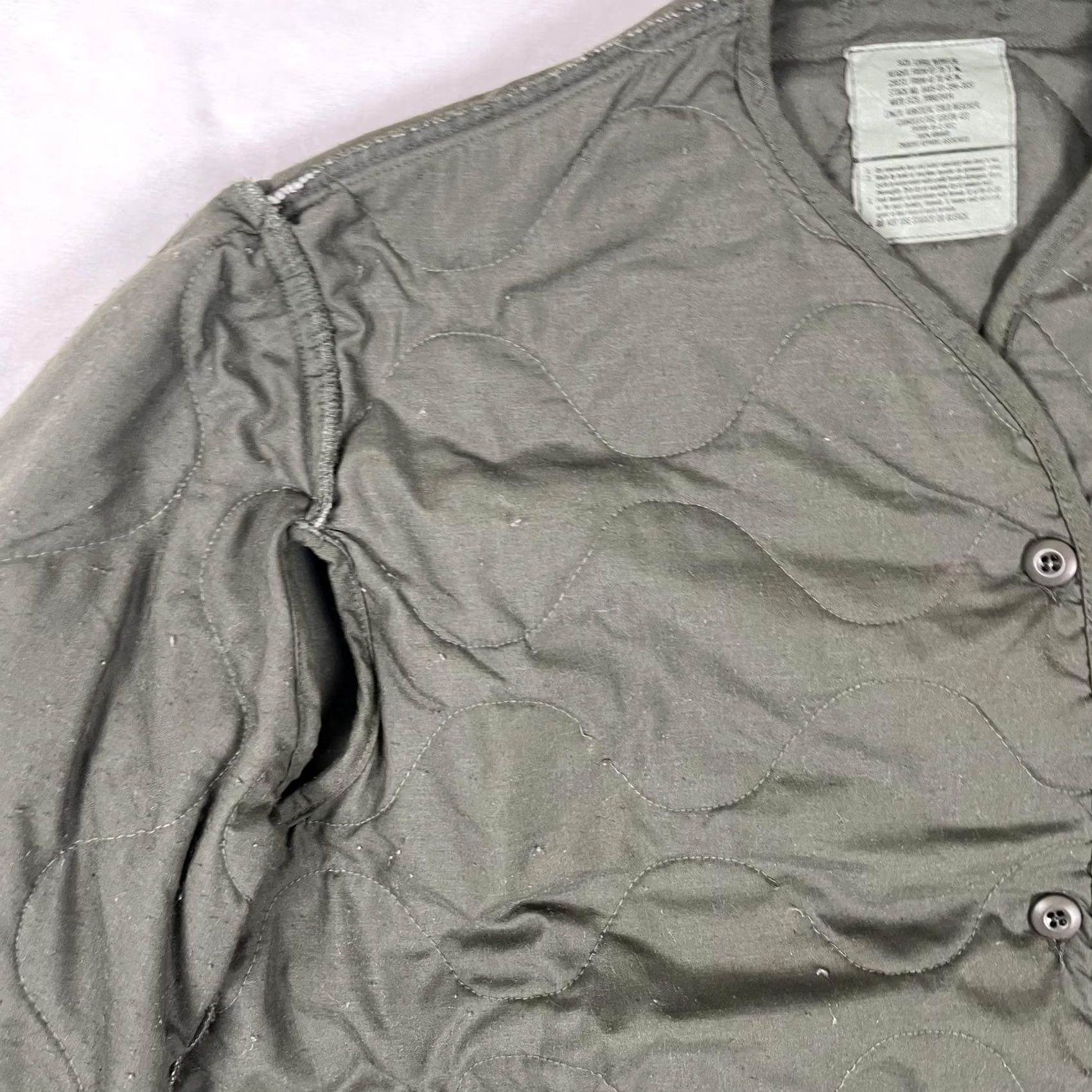 Vintage VINTAGE Creative Apparel Jacket Large Quilted Liner Aircrew Cold Weather Mens Size US L / EU 52-54 / 3 - 5 Thumbnail