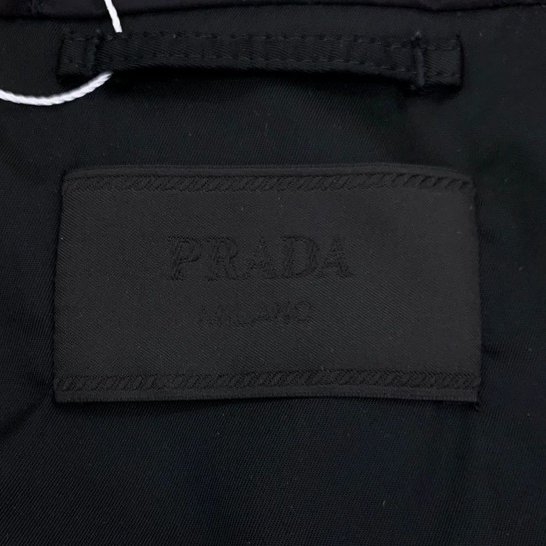 Prada Prada Black triangle logo hooded zipper jacket 2501-Nextarr Size US XS / EU 42 / 0 - 6 Thumbnail