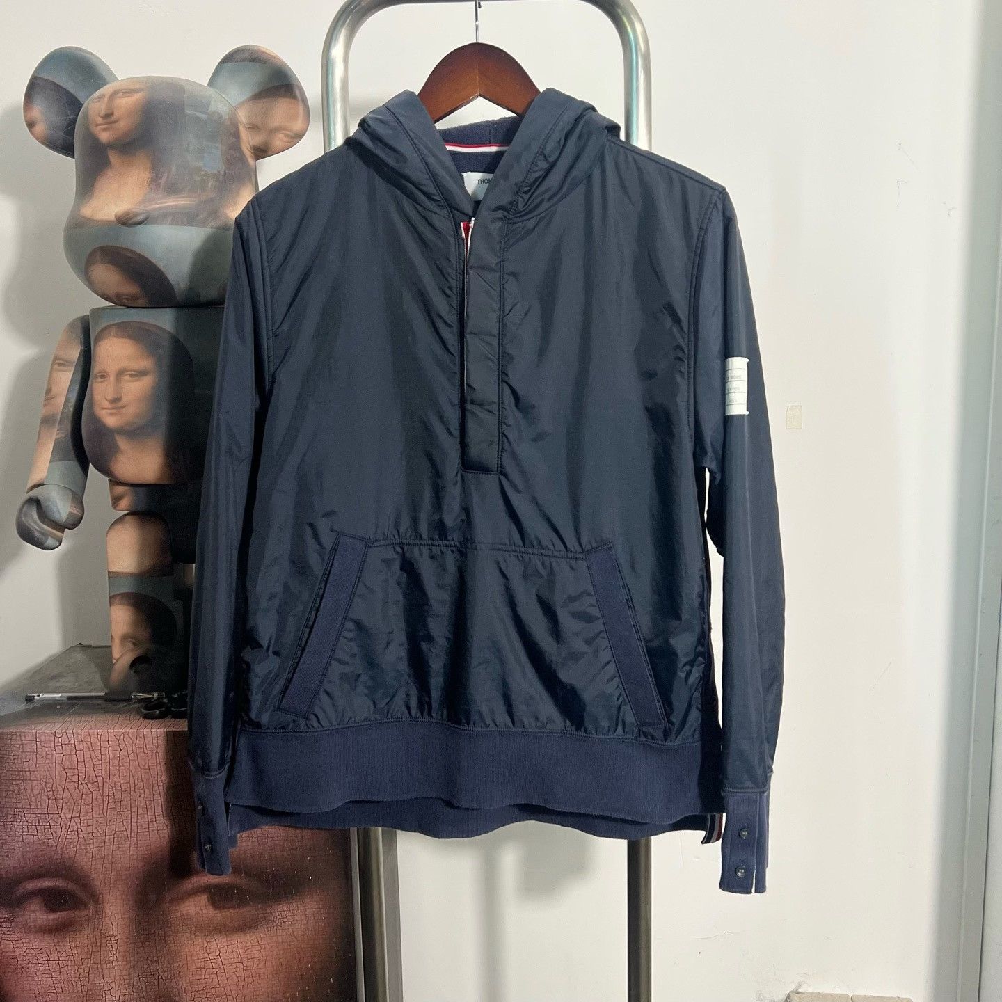Thom Browne Thom Browne Nylon Brown Hoodie s Men Size US S / EU 44-46 / 1 - 1 Thumbnail