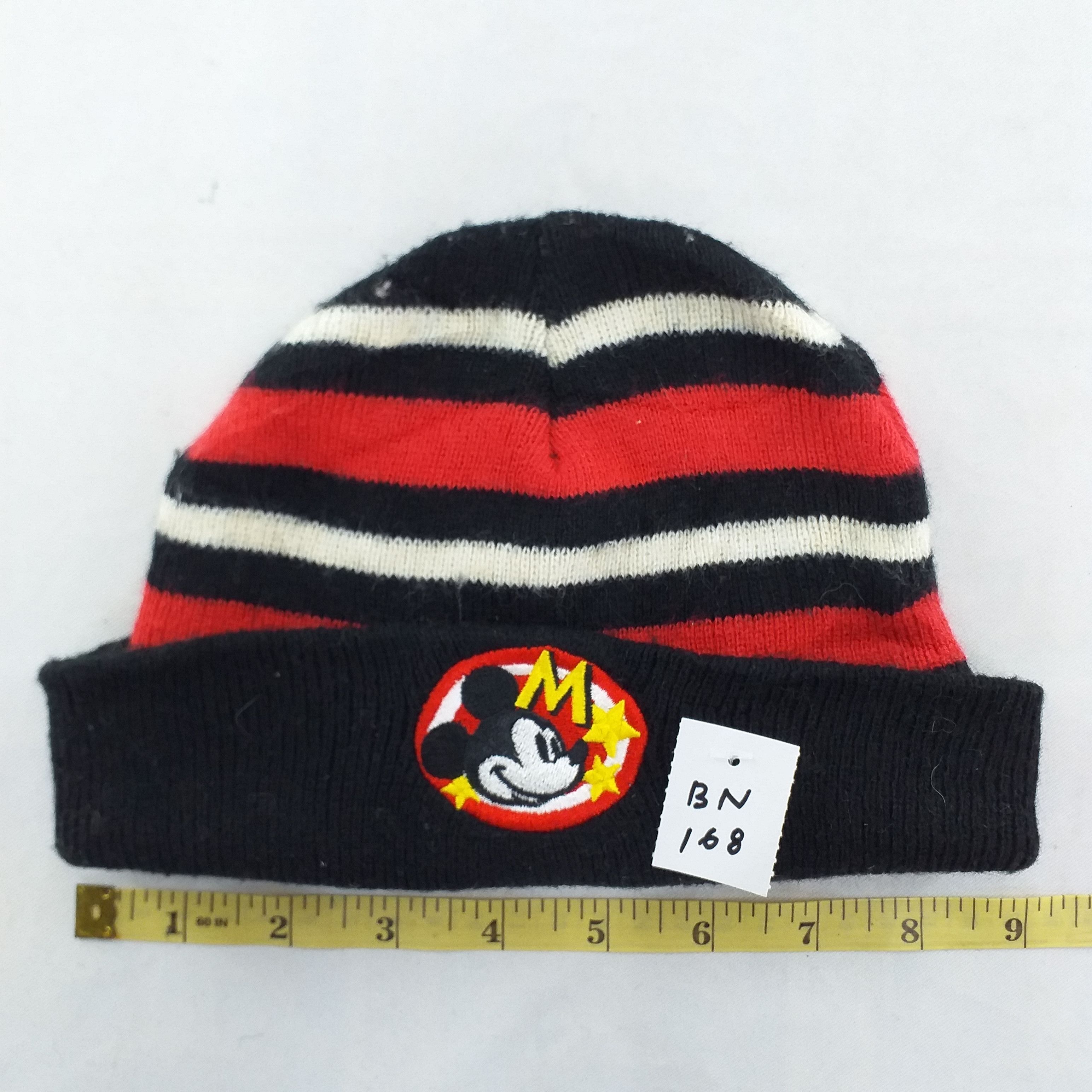 Japanese Brand Mickey Mouse Embroidery Snow Cap Hat Beanie -BN168 Size ONE SIZE - 3 Thumbnail