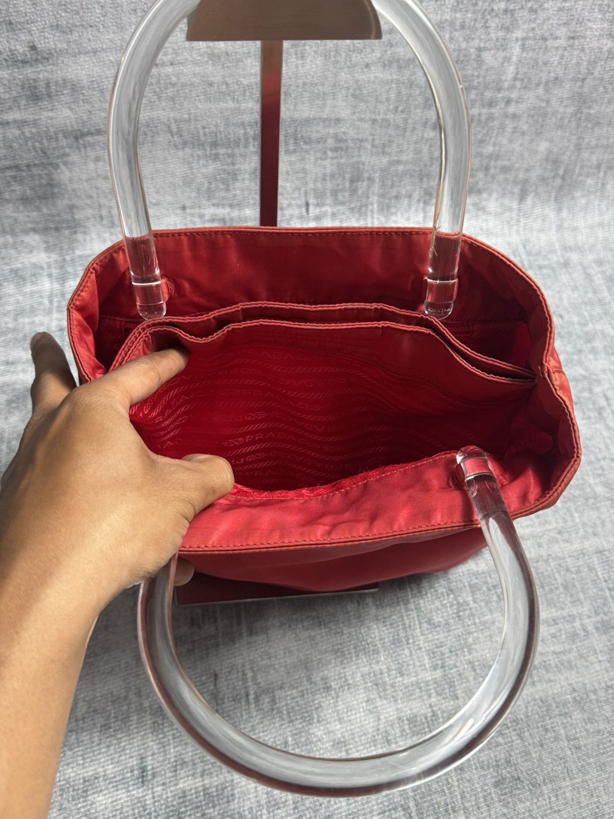 Prada Prada Tessuto Nylon Handbag Size ONE SIZE - 14 Thumbnail