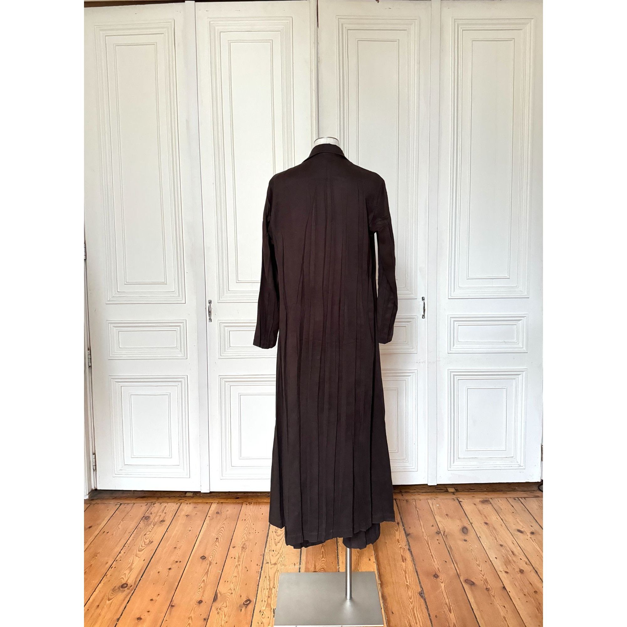 Issey Miyake Early 1990s Brown Moleskin Pants Suit Size M / US 6-8 / IT 42-44 - 5 Thumbnail