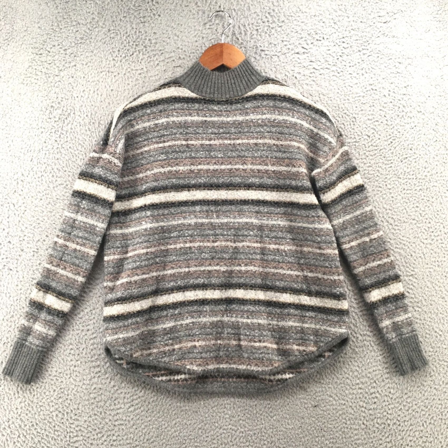 American Eagle Outfitters American Eagle Outfitters Sweater Womens Multicolor Turtleneck Long Sleeve XS Size XS / US 0-2 / IT 36-38 - 2 Thumbnail