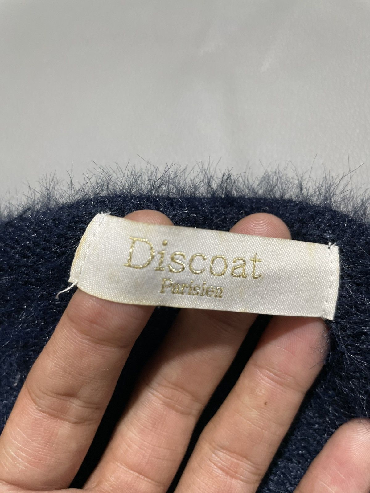 Hysteric Glamour Discoat - Fuzzy Mohair Sweaters Navy Size M / US 6-8 / IT 42-44 - 3 Thumbnail