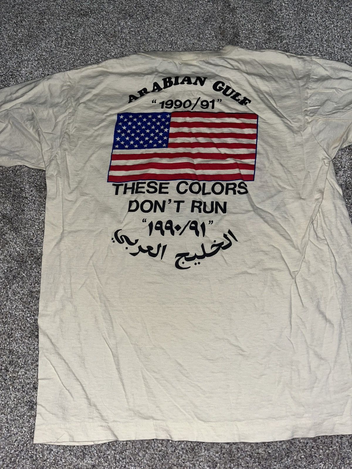 Vintage INSANE 1990 Desert Storm Tee Size US M / EU 48-50 / 2 - 2 Thumbnail