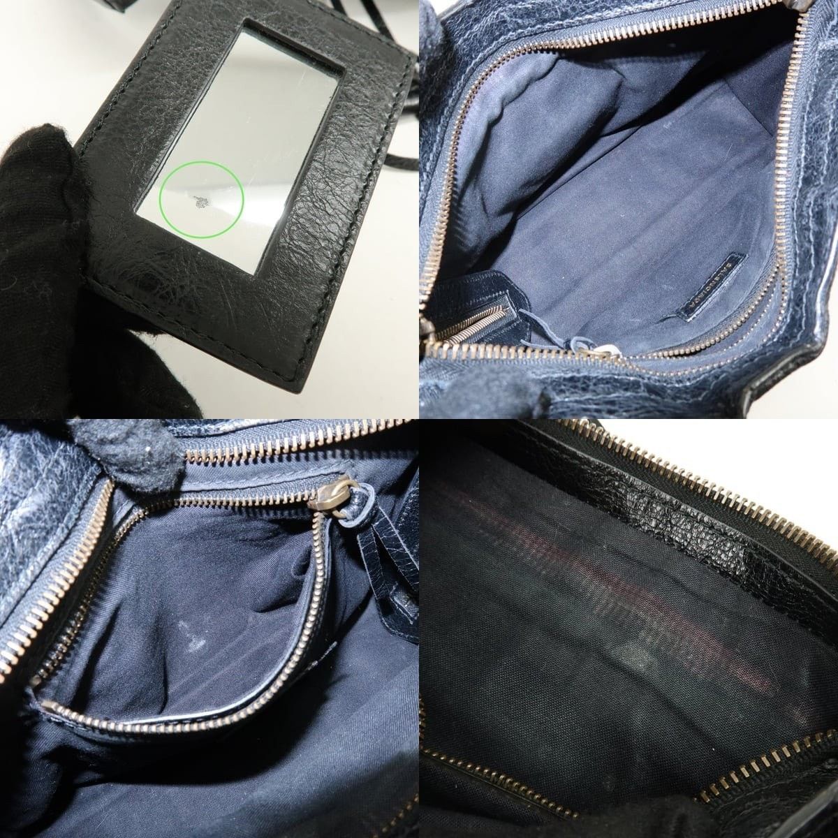 Balenciaga Balenciaga Mini City Lambskin Shoulder Bag Black Size ONE SIZE - 7 Thumbnail