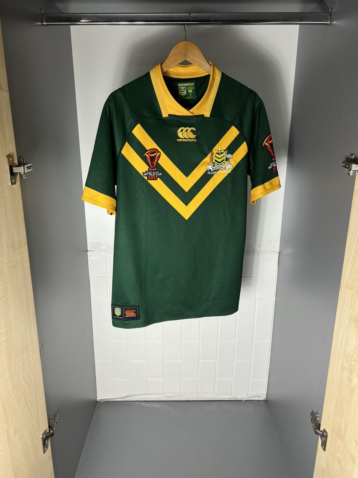 Canterbury of New Zealand VINTAGE CANTERBURY NRL AUSTRALIA RETRO RUGBY JERSEY Y2K 90s Size US XL / EU 56 / 4 - 2 Thumbnail