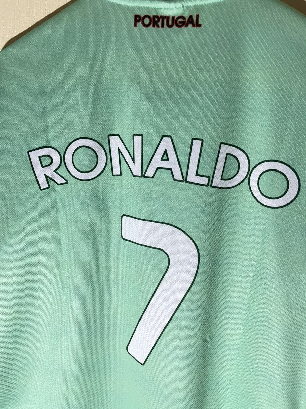 Vintage Portugal Ronaldo Vintage soccer t shirt Size US XL / EU 56 / 4 - 11 Thumbnail